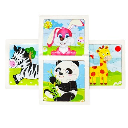 Wooden jigsaw puzzle 4 pieces U10973