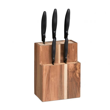Wooden knife block