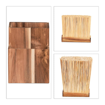 Wooden knife block
