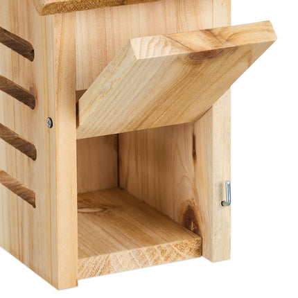 Wooden ladybug house