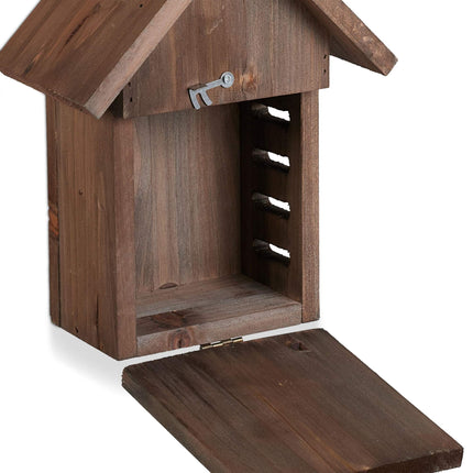 Wooden ladybug house