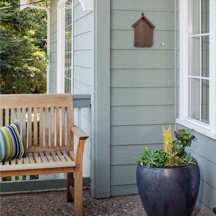 Wooden ladybug house