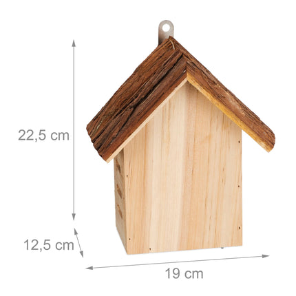 Wooden ladybug house