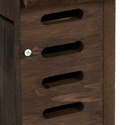Wooden ladybug house