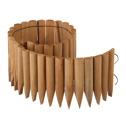 Wooden lawn edging 20 cm high