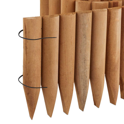 Wooden lawn edging 20 cm high