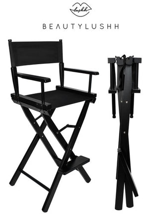 Wooden makeup chair