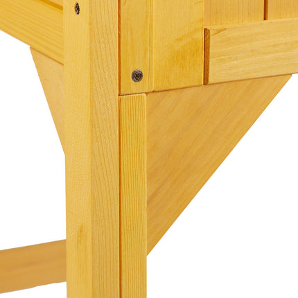 Wooden pedestal