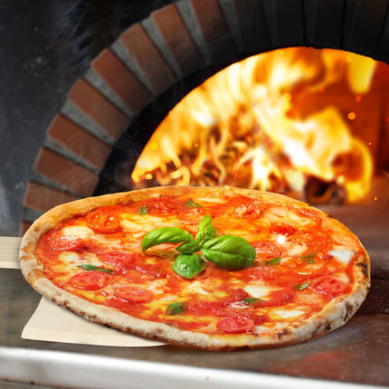 Wooden pizza shovel
