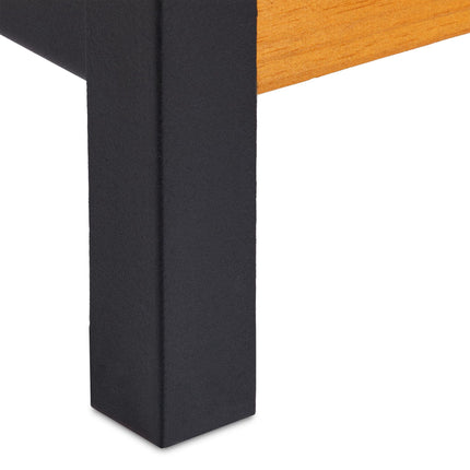 Wooden planter table