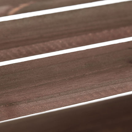 Wooden planter table