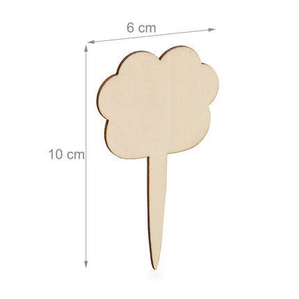 Wooden plant plugs - 100 pcs