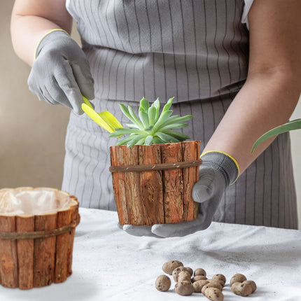 Wooden pot set of 2