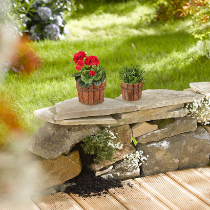Wooden pot set of 2