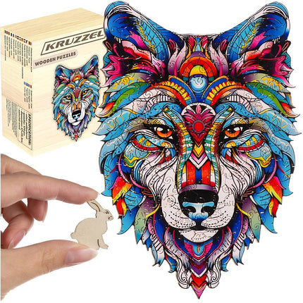 Wooden puzzle - Kruzzel puzzle 24552