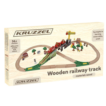 Wooden railway - Kruzzel track 22495