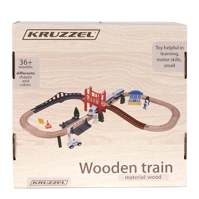Wooden railway - Kruzzel track 22646