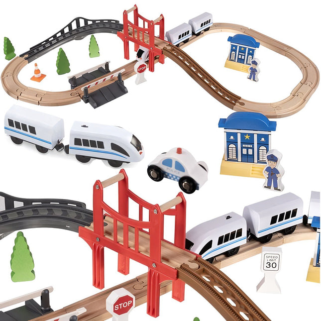 Wooden railway - Kruzzel track 22646