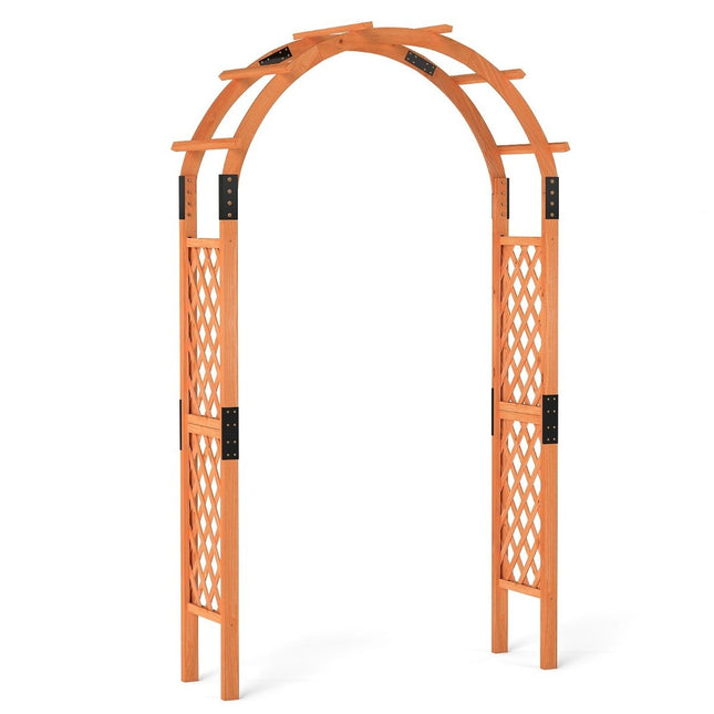 Wooden rose arch for climbing plants garden arch archway trellis climbing aid trellis