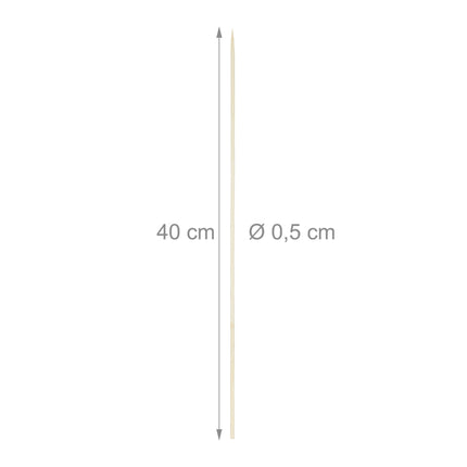 Wooden skewer bamboo 250 set long