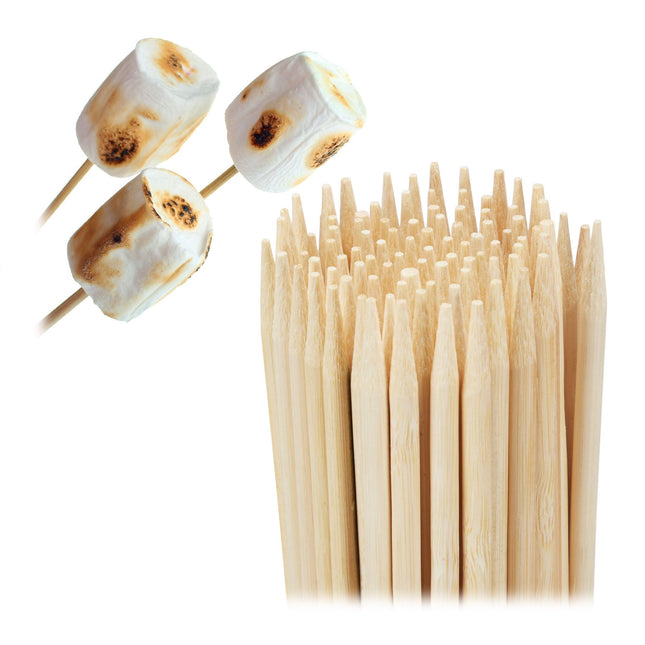 Wooden skewer bamboo 300 set long