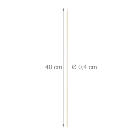 Wooden skewer bamboo 300 set long