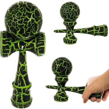 Wooden skill game - green