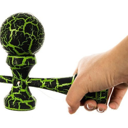 Wooden skill game - green