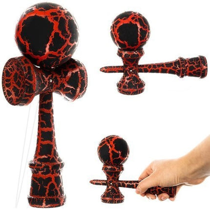 Wooden skill game - red