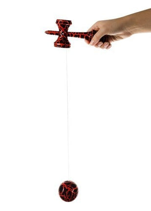 Wooden skill game - red