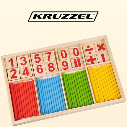 Wooden sticks for learning counting 22447