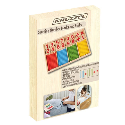 Wooden sticks for learning counting 22447