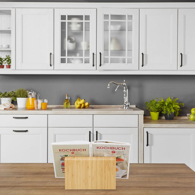 Houten tabletstandaard