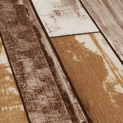 Wood look wall panels set of 10