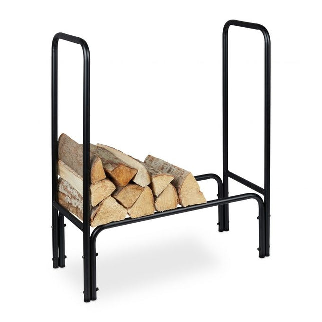 Wood stand made of metal