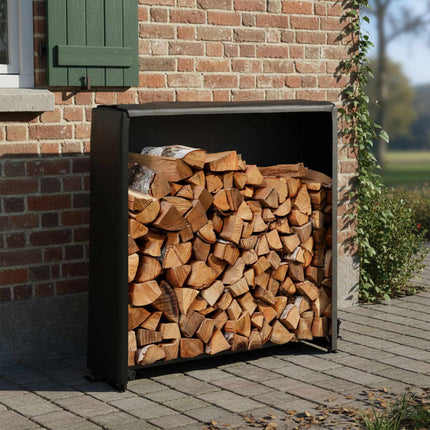 Wood stand with lid