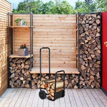Wood wagon black