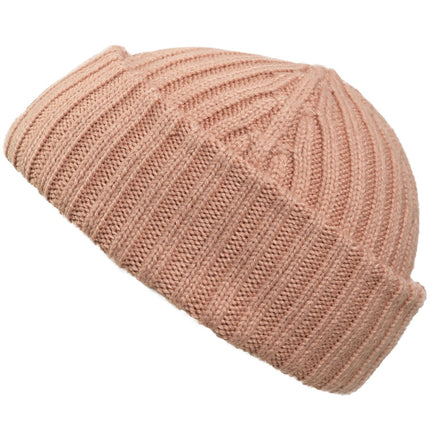 Wool Beanie - Blushing Pink 0-6 months