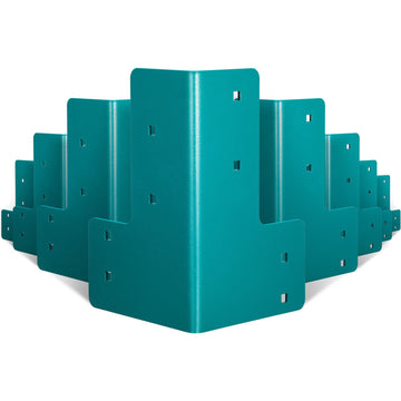 Workbench Corner Brackets, 8-Pack 4mm Steel With Hardware