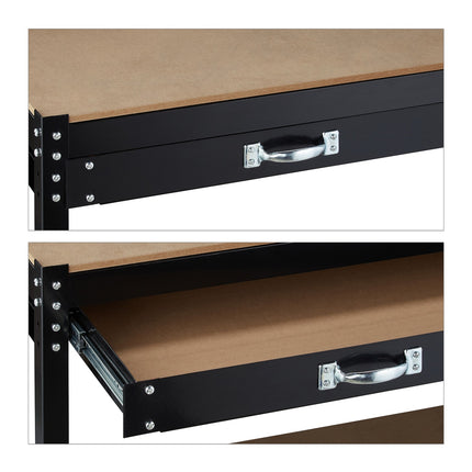 Workbench with drawers
