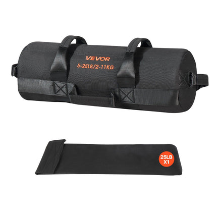 Workout Sandbag With Handles, Adjustable 2–11 kg, Unfilled