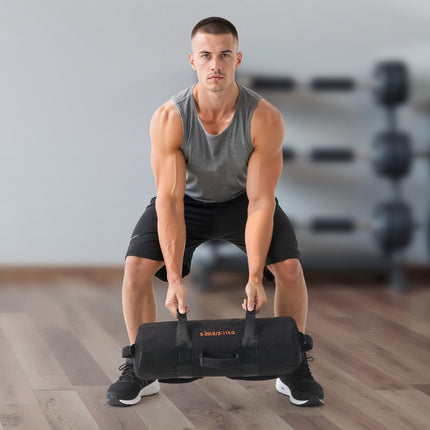 Workout Sandbag With Handles, Adjustable 2–11 kg, Unfilled