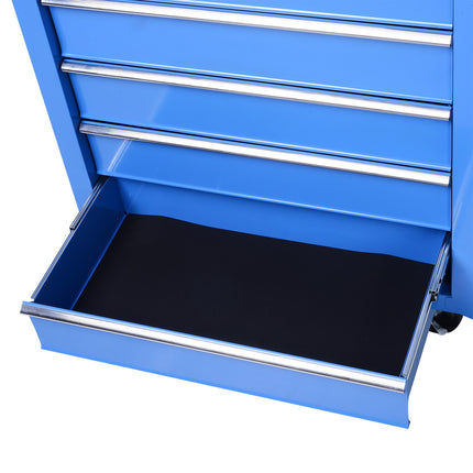 Mobile workshop trolley with 5 drawers - Red