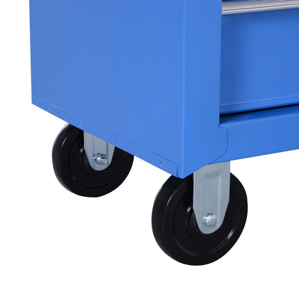 Mobile workshop trolley with 5 drawers - Red