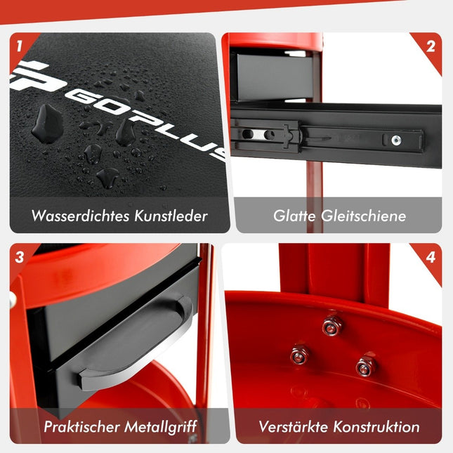 Workshop stool 150 kg load capacity Workshop seat with 2 drawers & can holder