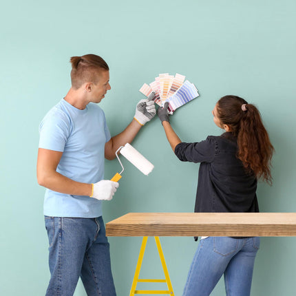 Work stands, 2 pcs, yellow