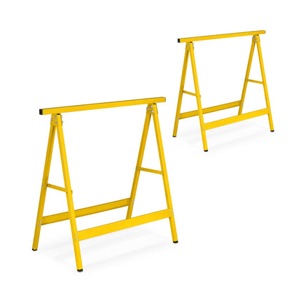 Work stands, 2 pcs, yellow
