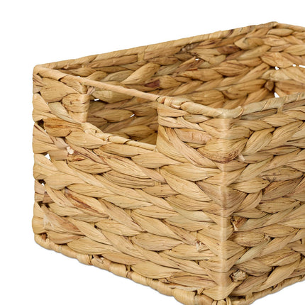 Woven Storage Baskets Set of 2 – Water Hyacinth