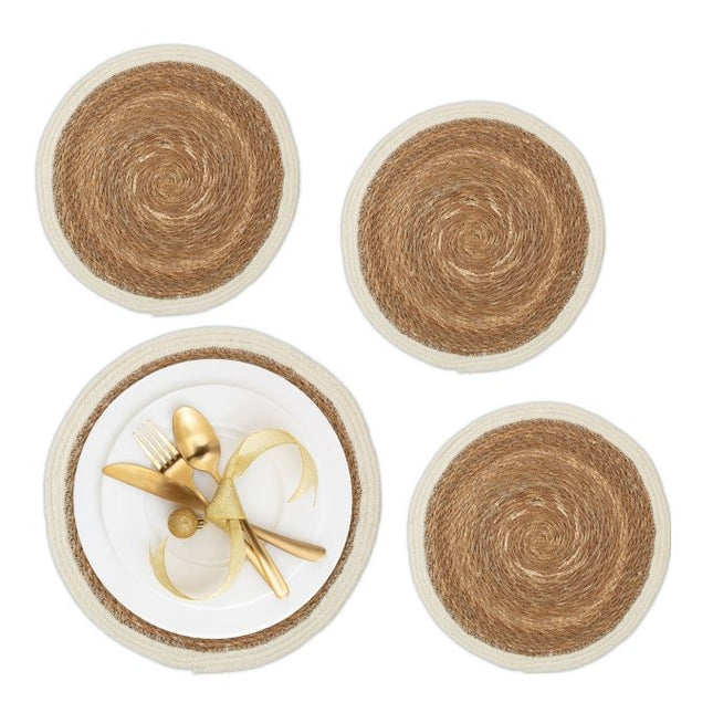 Woven placemats 4 parts
