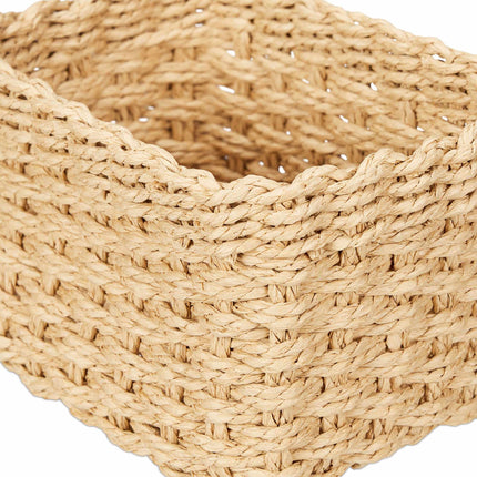 Woven storage basket, set of 3
